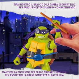 Giochi Preziosi Tartarughe Ninja Donatello action figure 15 cm