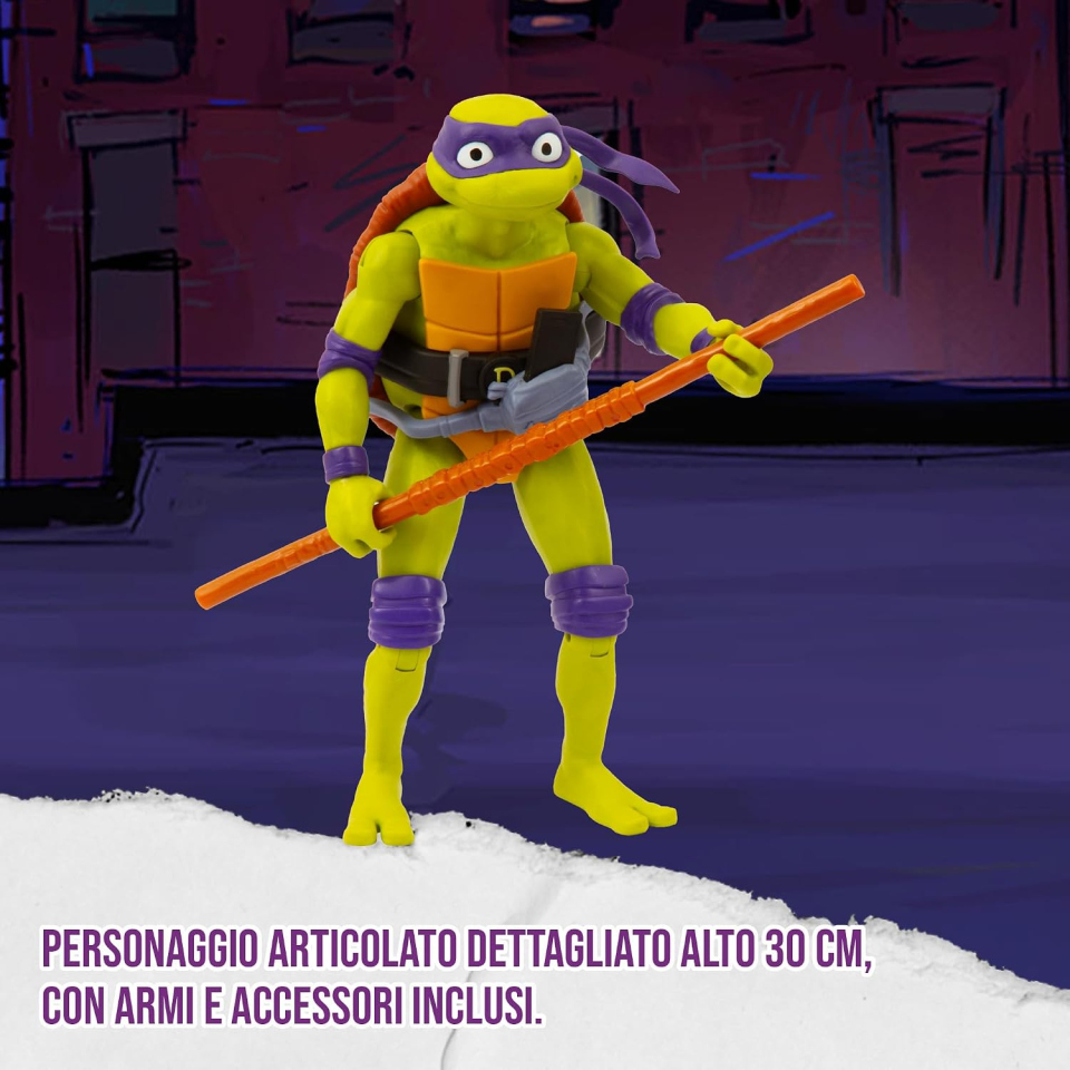 Giochi Preziosi Tartarughe Ninja Donatello articolato 30 cm