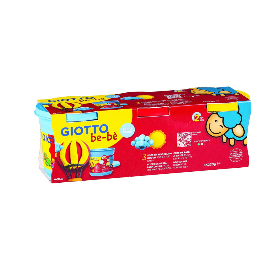Giotto be-bè pasta da modellare 3 barattoli 220 g