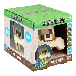 Paladone GloBuddies Lupo Minecraft – Luce Notturna LED Cambia Colore