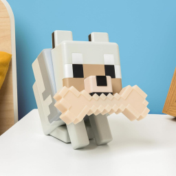Paladone GloBuddies Lupo Minecraft – Luce Notturna LED Cambia Colore