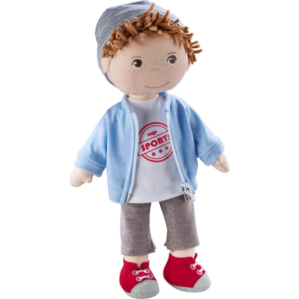 HABA Arne – Bambola di Stoffa 30 cm per Bambini dai 18 Mesi
