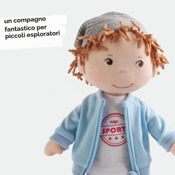 HABA Arne – Bambola di Stoffa 30 cm per Bambini dai 18 Mesi
