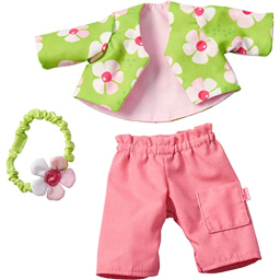 HABA Blumenzauber – Set Vestiti per Bambole 30 cm