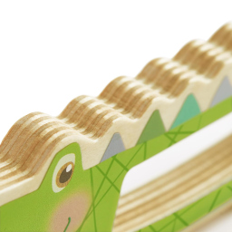 HABA Coccodrillo Guiro – Strumento Musicale in Legno per Bambini