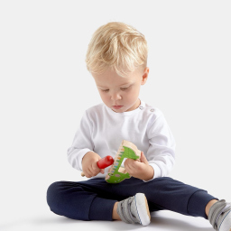 HABA Coccodrillo Guiro – Strumento Musicale in Legno per Bambini