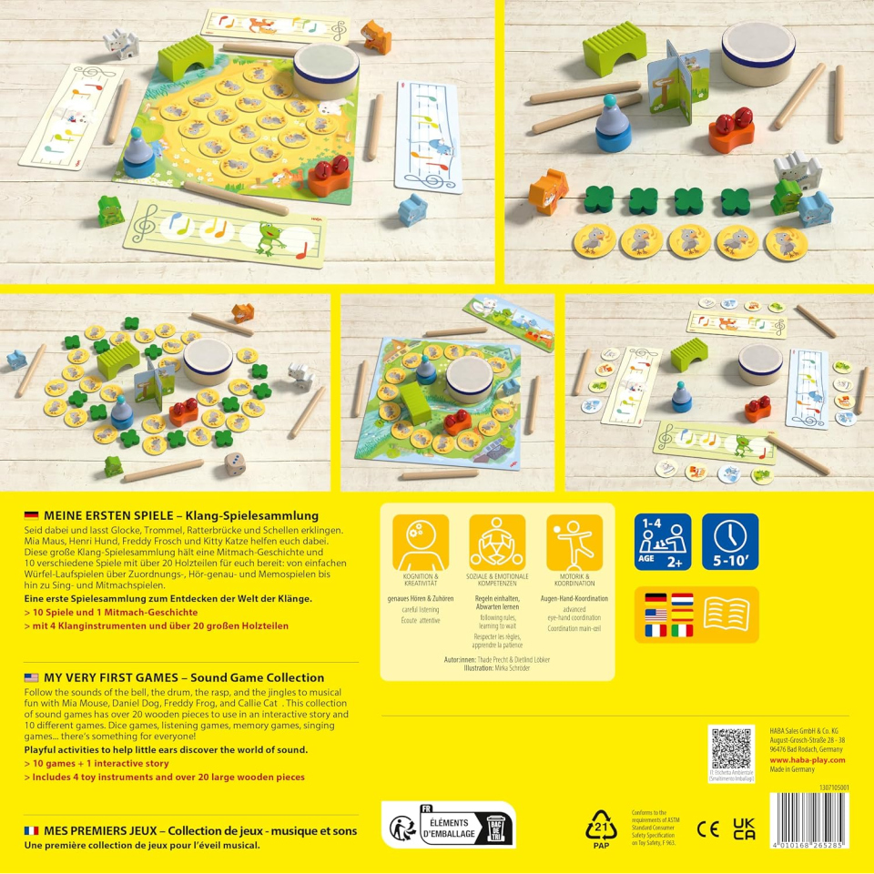 HABA Collezione Giochi Sonori – I Miei Primi Giochi