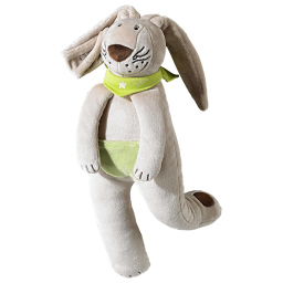 HABA Coniglietto Portaciuccio Morbido 37 cm – Peluche Neonato dai 0 Mesi