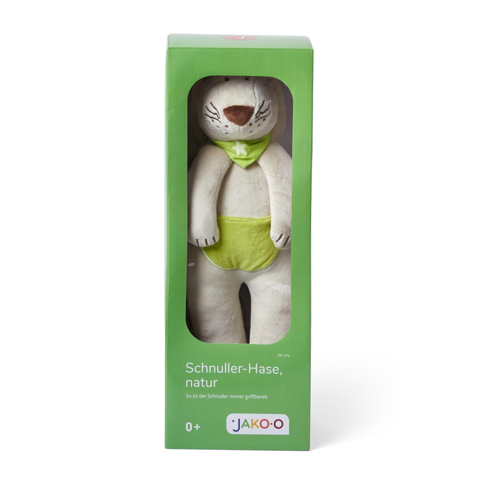 HABA Coniglietto Portaciuccio Morbido 37 cm – Peluche Neonato dai 0 Mesi
