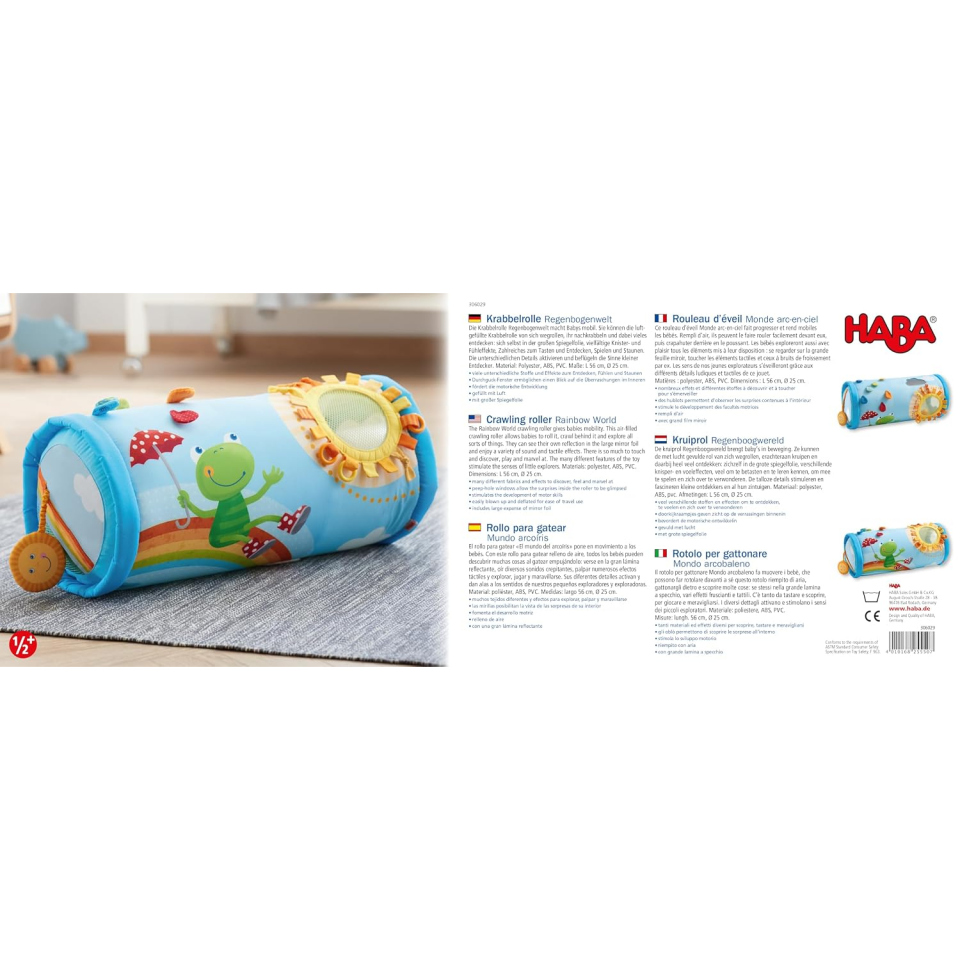 HABA Coperta Gioco Allenamento Blu per Neonati