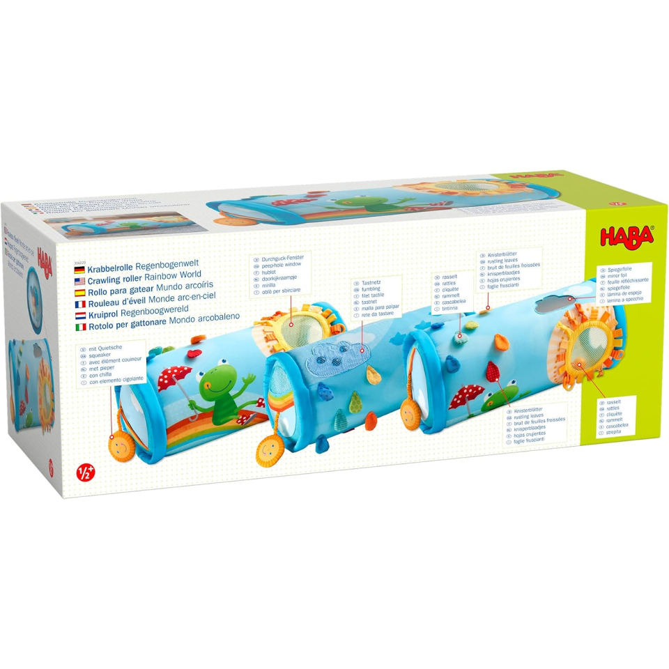 HABA Coperta Gioco Allenamento Blu per Neonati