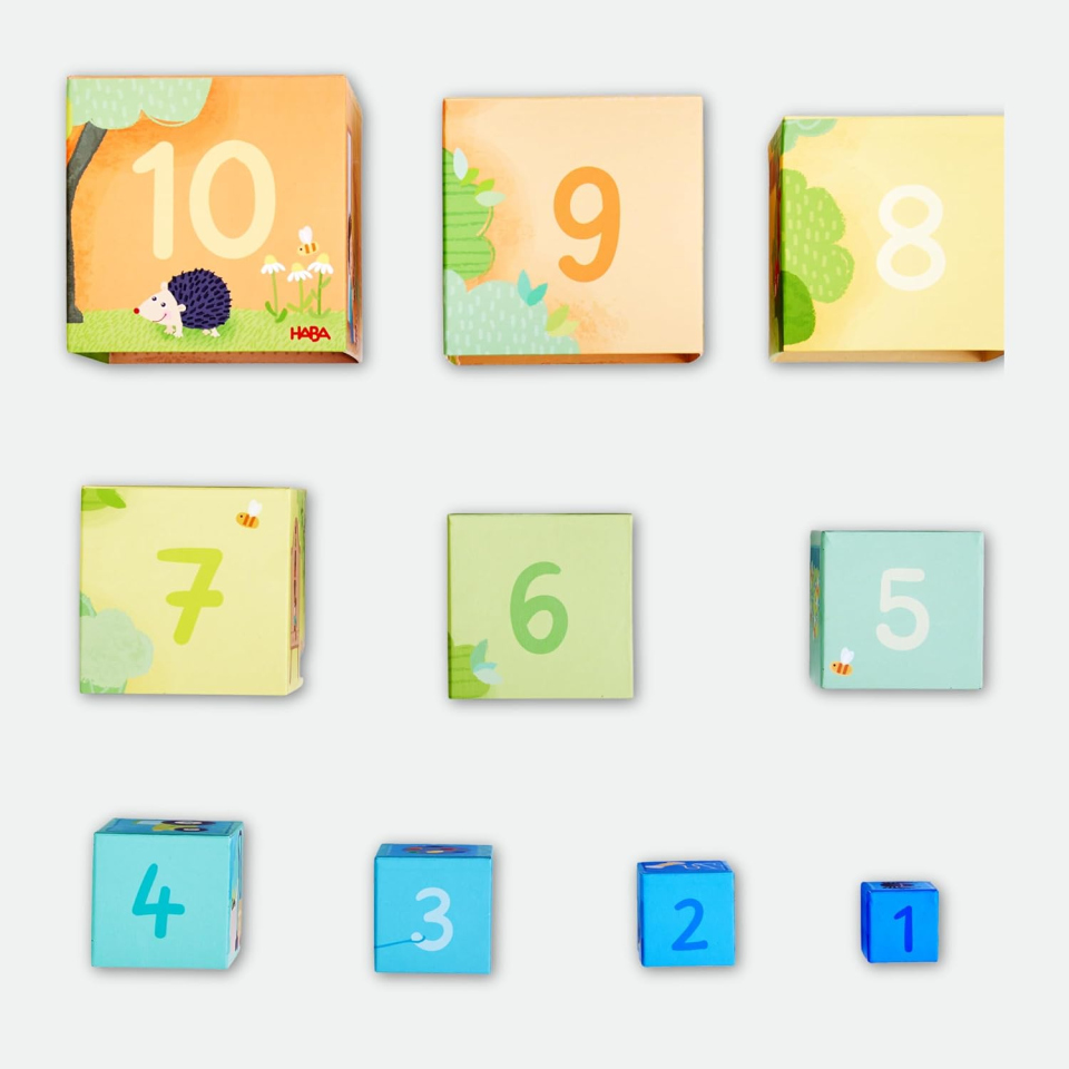 HABA Cubi Impilabili Mein Zuhause – Set 10 Pezzi dai 12 Mesi