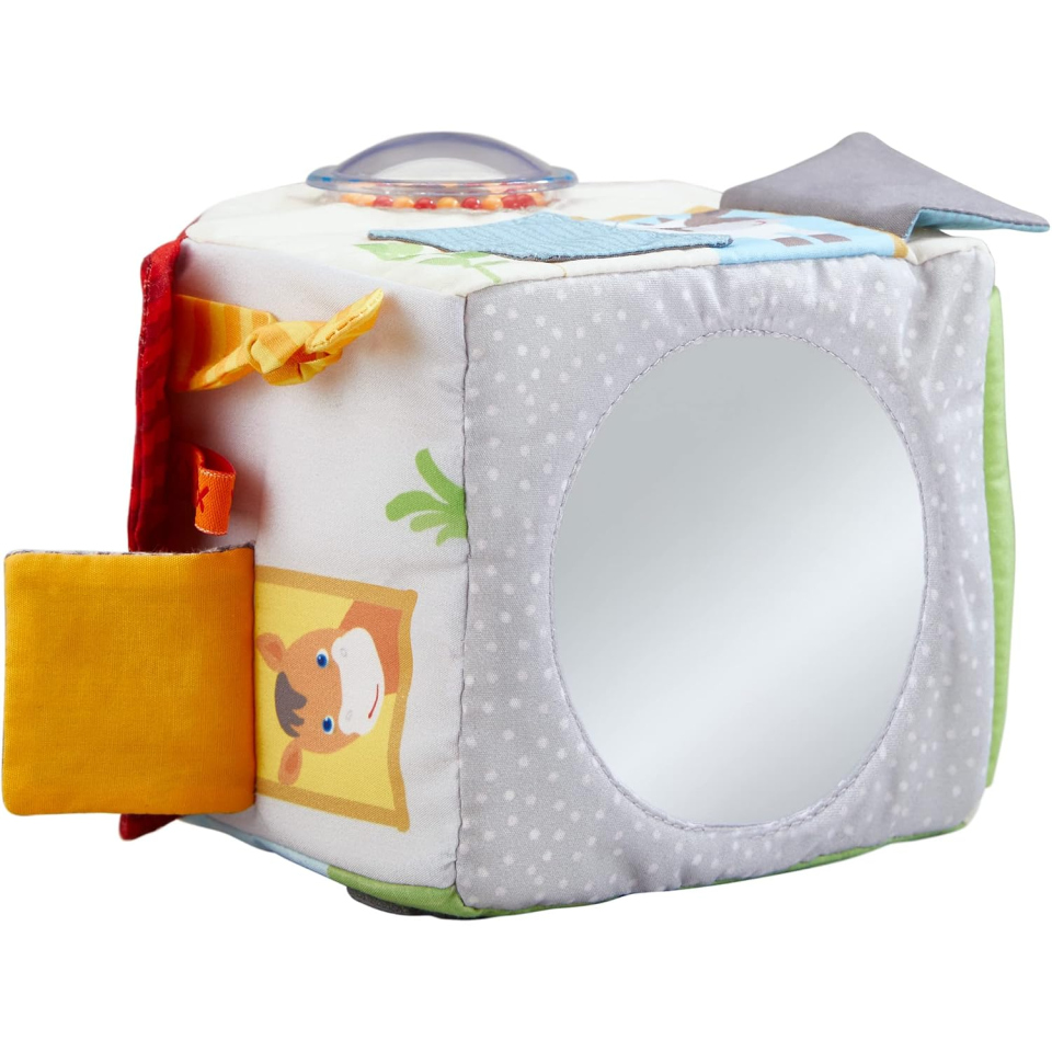 HABA Cubo Sensoriale Fattoria – Gioco Esplorativo dai 6 Mesi