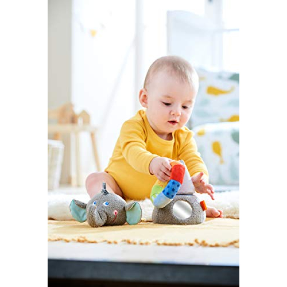 HABA Elefante Eric – Peluche Impilabile con Effetti Sonori