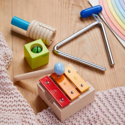 HABA Gioia Sonora – Set Strumenti Musicali in Legno per Bambini
