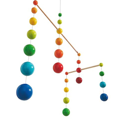 Haba Giostrina Palline Arcobaleno in Legno