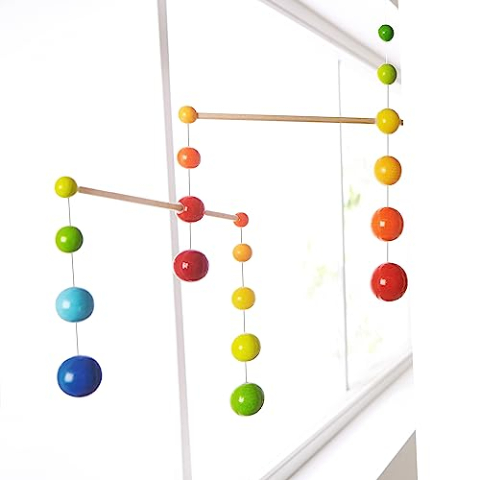 Haba Giostrina Palline Arcobaleno in Legno