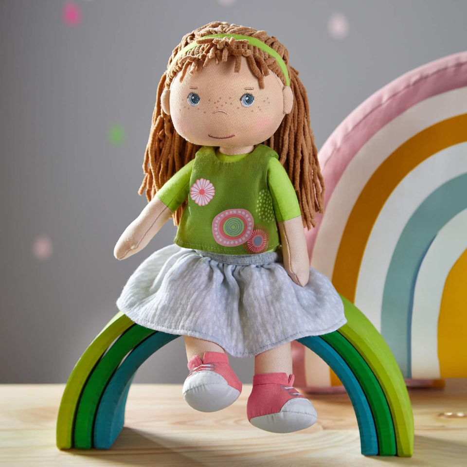 HABA Hedda – Bambola Morbida 30 cm per Bambini dai 18 Mesi