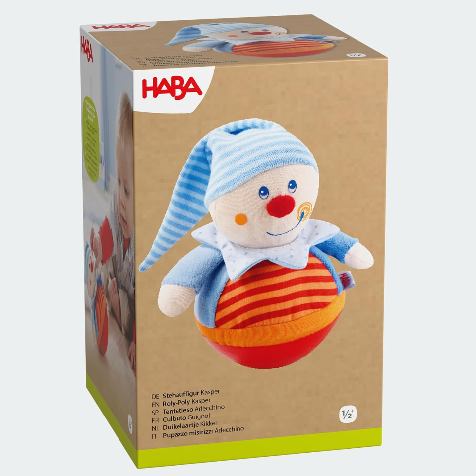HABA Kasper – Figura Roly Poly per Neonati