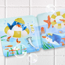 HABA Libro da Bagno Pinguino – Gioco Acquatico dai 6 Mesi