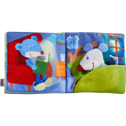 HABA Libro in Stoffa Buona Notte con Topo Marionetta