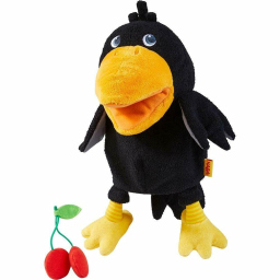 HABA Marionetta Corvo Theo – Burattino Morbido per Primi Giochi di Ruolo