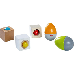 HABA Orchestra Sonaglio – Set Percussioni in Legno per Bambini