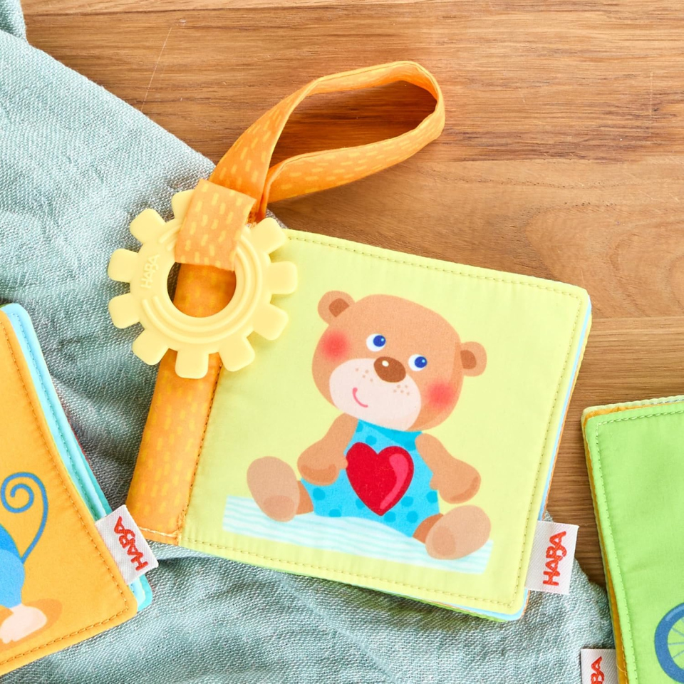 Orsetto Libro Morbido HABA per Passeggino – Gioco Sensoriale