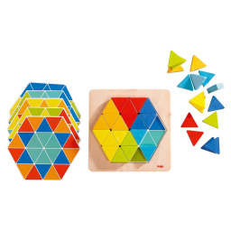 HABA Piramidi Magiche – Gioco di Composizione in Legno per Bambini