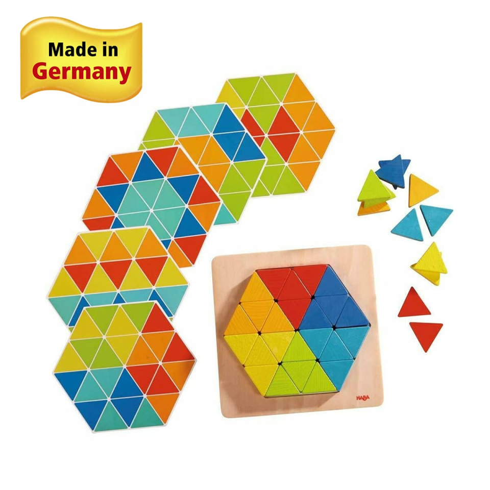 HABA Piramidi Magiche – Gioco di Composizione in Legno per Bambini