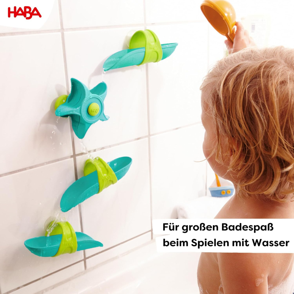 HABA Pista a Sfere per Vasca da Bagno con Ventose – dai 3 Anni