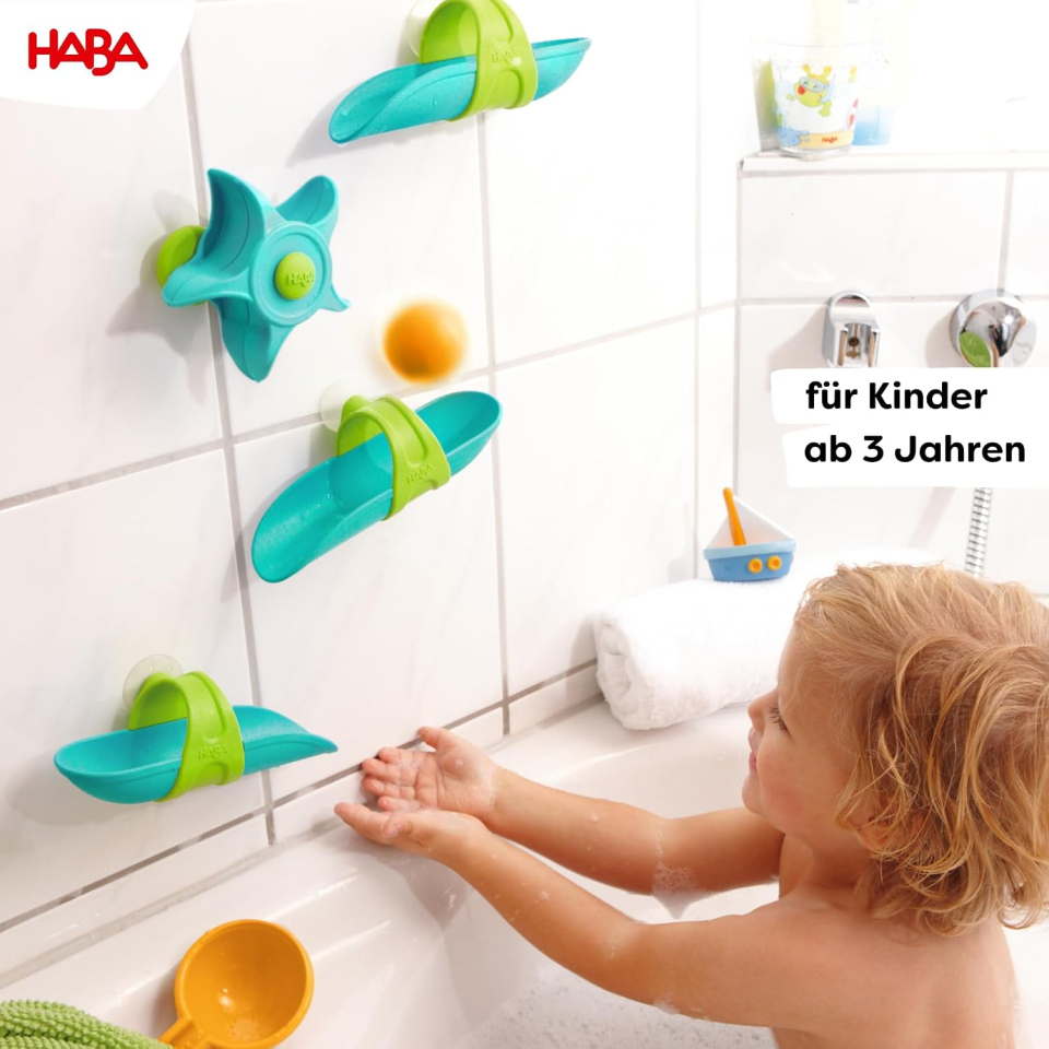 HABA Pista a Sfere per Vasca da Bagno con Ventose – dai 3 Anni
