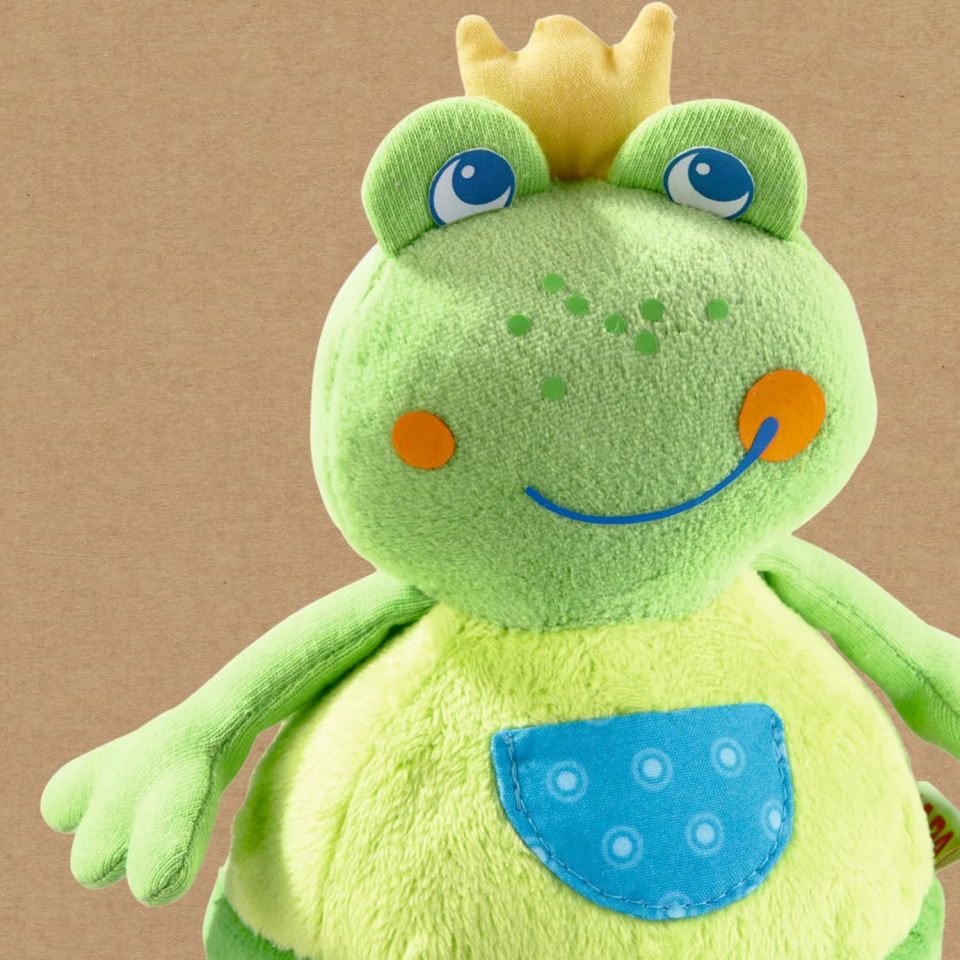 Haba Rana Roly-Poly Peluche con Sonaglio