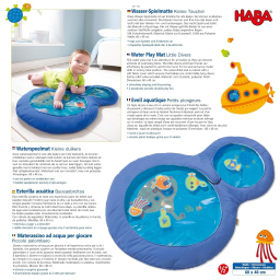 Haba Tappetino ad Acqua Piccolo Sub – Gioco Sensoriale Prima Infanzia