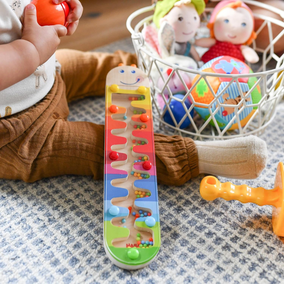 HABA Verme della Pioggia – Gioco Sonoro e di Abilità dai 2 Anni