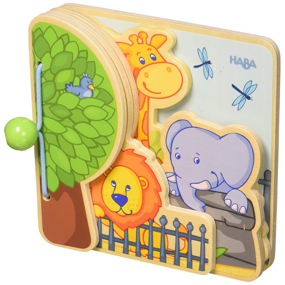 HABA Zoo Friends – Libro in Legno per Neonati