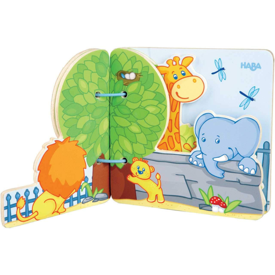 HABA Zoo Friends – Libro in Legno per Neonati