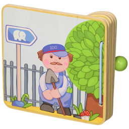 HABA Zoo Friends – Libro in Legno per Neonati