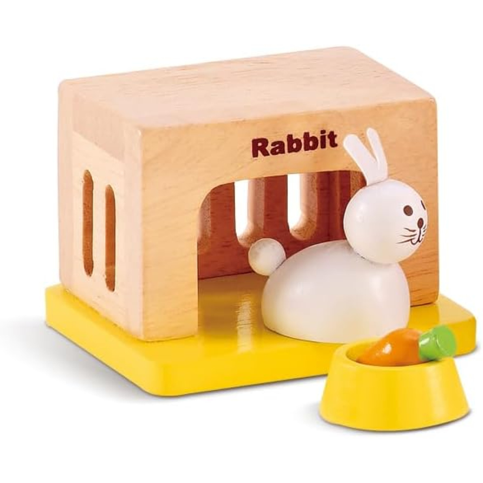 Hape Set Animali Domestici per Casa delle Bambole