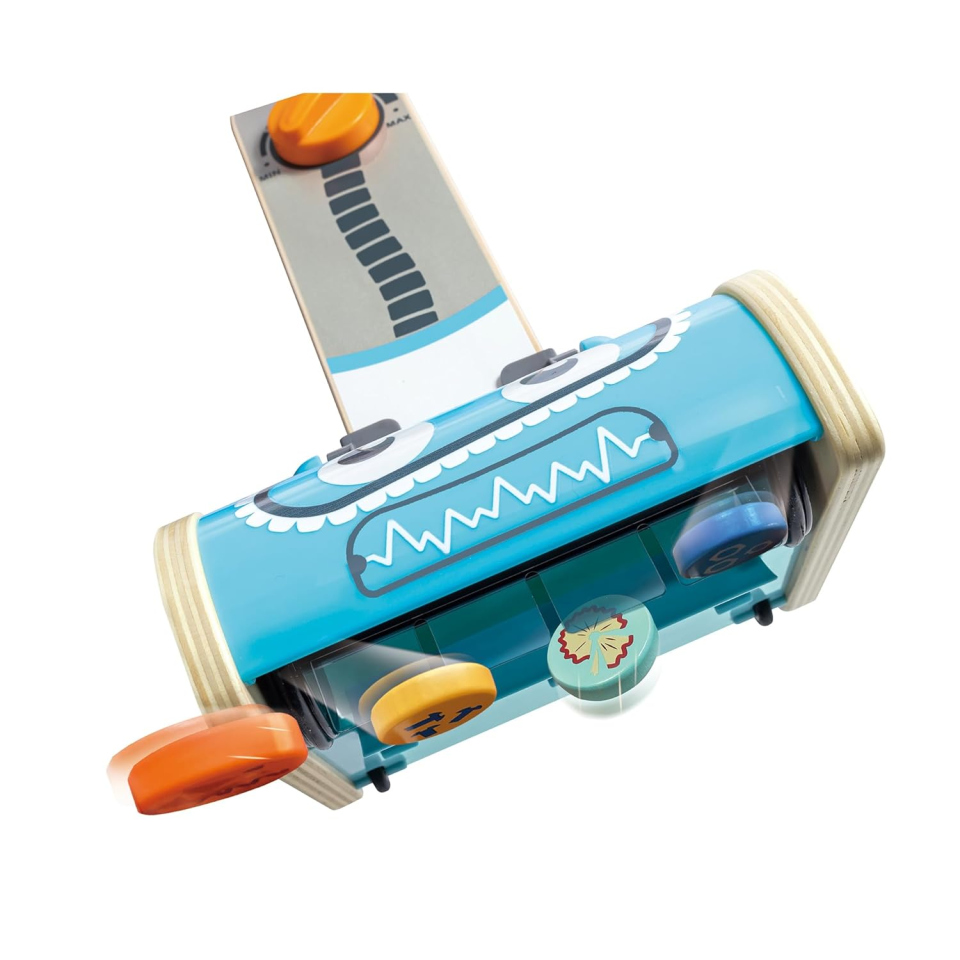 Hape Aspirapolvere Giocattolo con Robot – Gioco di Imitazione in Legno