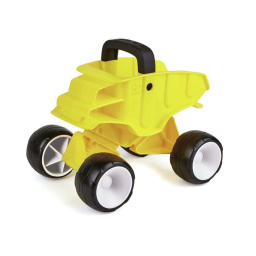 Hape Autocarro Giallo Ribaltabile - Camion Spiaggia dai 12 Mesi
