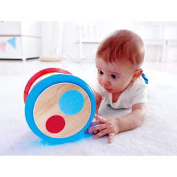 Hape Baby Tamburo – Gioco Musicale in Legno dai 6 Mesi