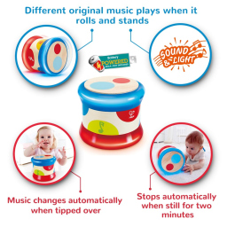 Hape Baby Tamburo – Gioco Musicale in Legno dai 6 Mesi