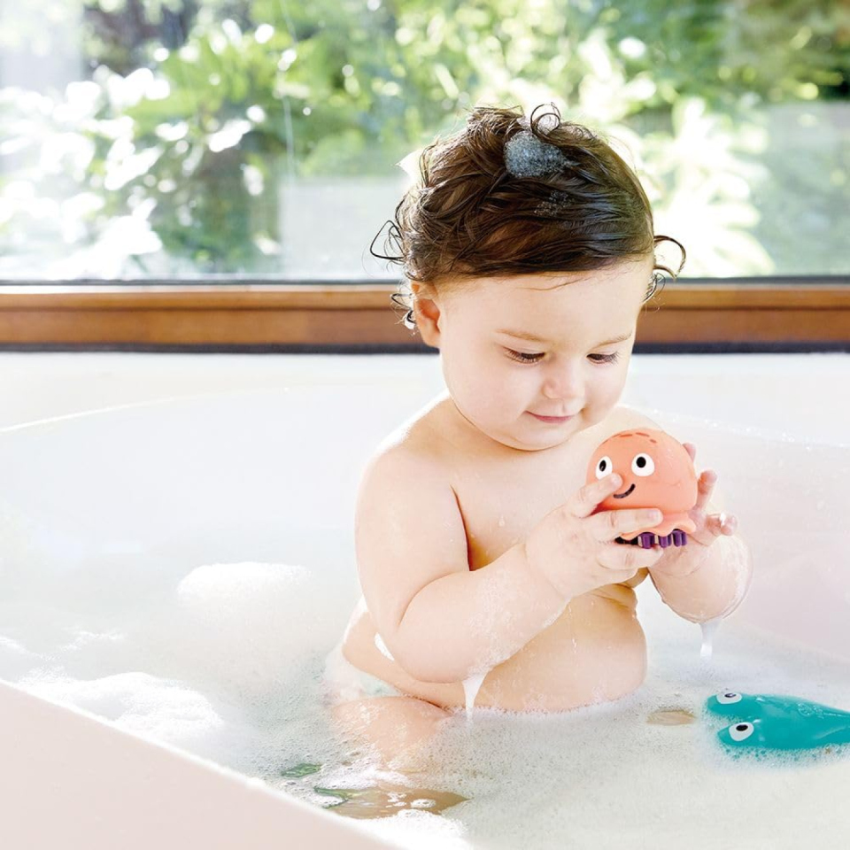 Hape Set Bagnetto Manta e Medusa con Spazzola Massaggio