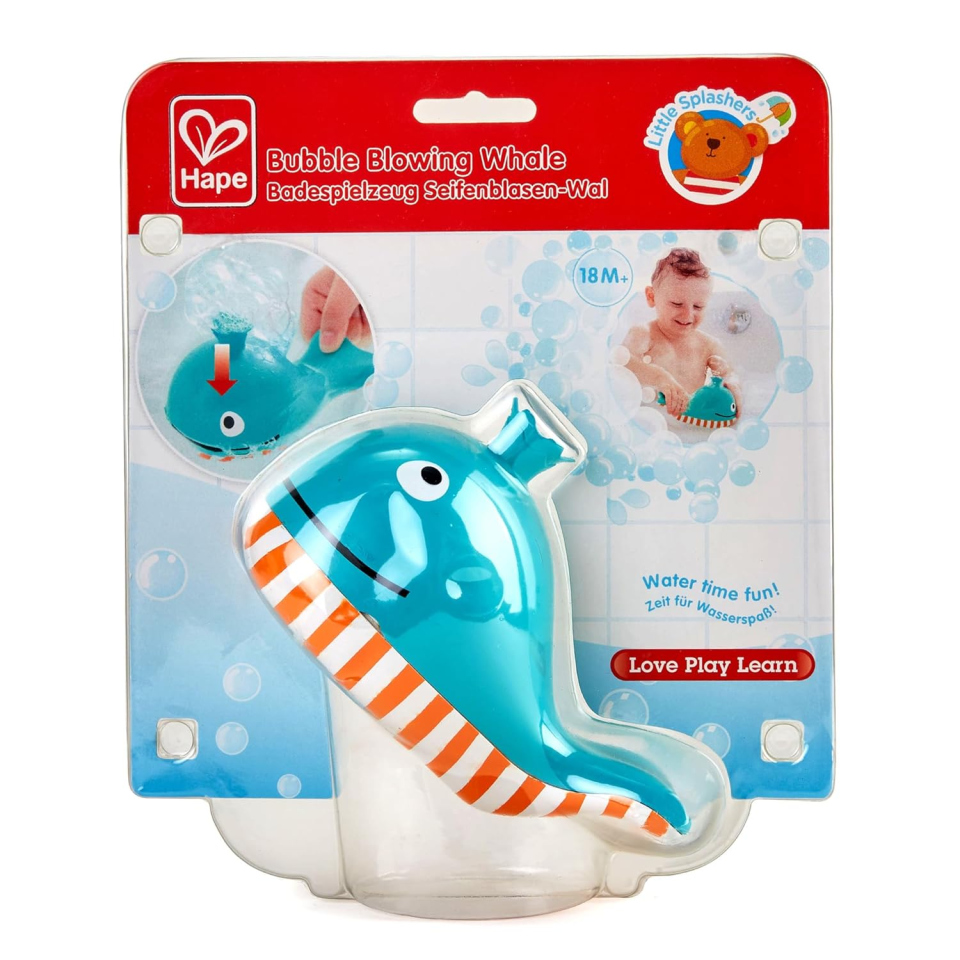 Hape Balena Soffia Bolle – Gioco Bagnetto dai 18 Mesi