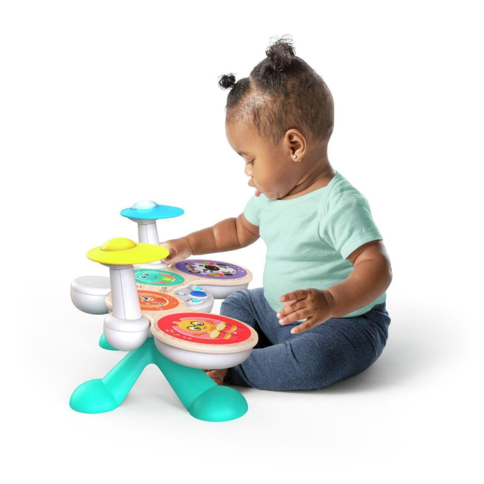 Hape Smart Battery Magic Touch – Batteria Musicale in Legno per Bambini