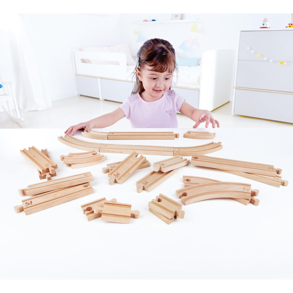 Hape Binari in Legno Espansione 24 Pezzi per Trenino