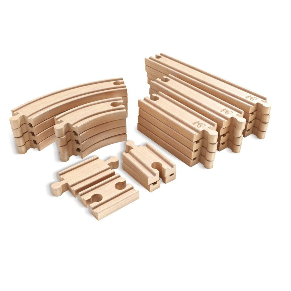 Hape Binari in Legno Espansione 24 Pezzi per Trenino