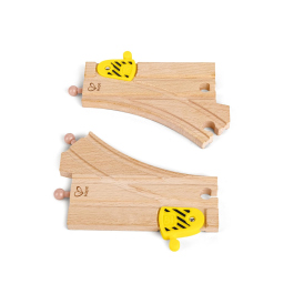 Hape Binari Meccanici a Y per Ferrovia in Legno – 2 Pezzi