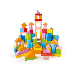 Hape Fantastici Blocchi – 101 Pezzi in Faggio Multicolore